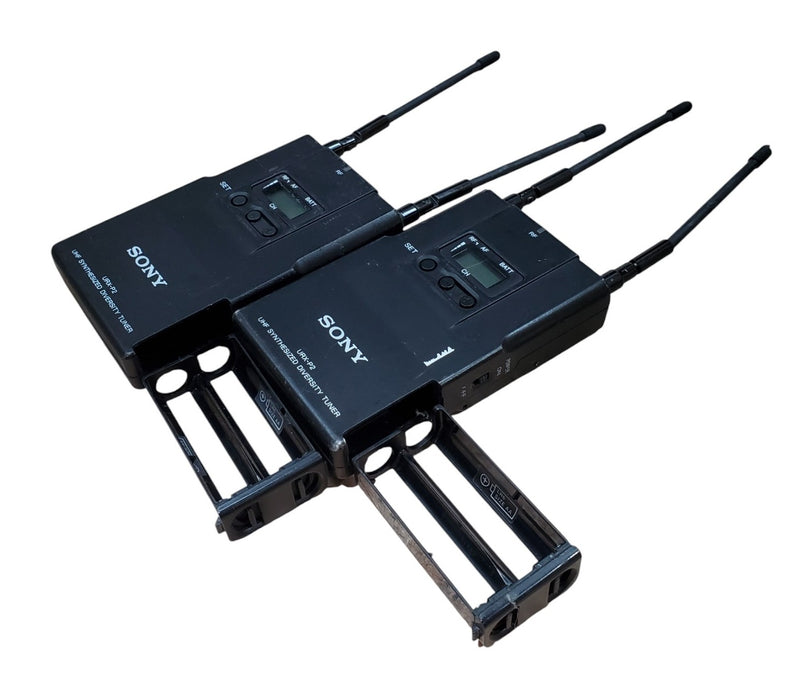 Lot 2x Sony URX-P2 UHF Synthesized Diversity Tuner *READ* (READ)