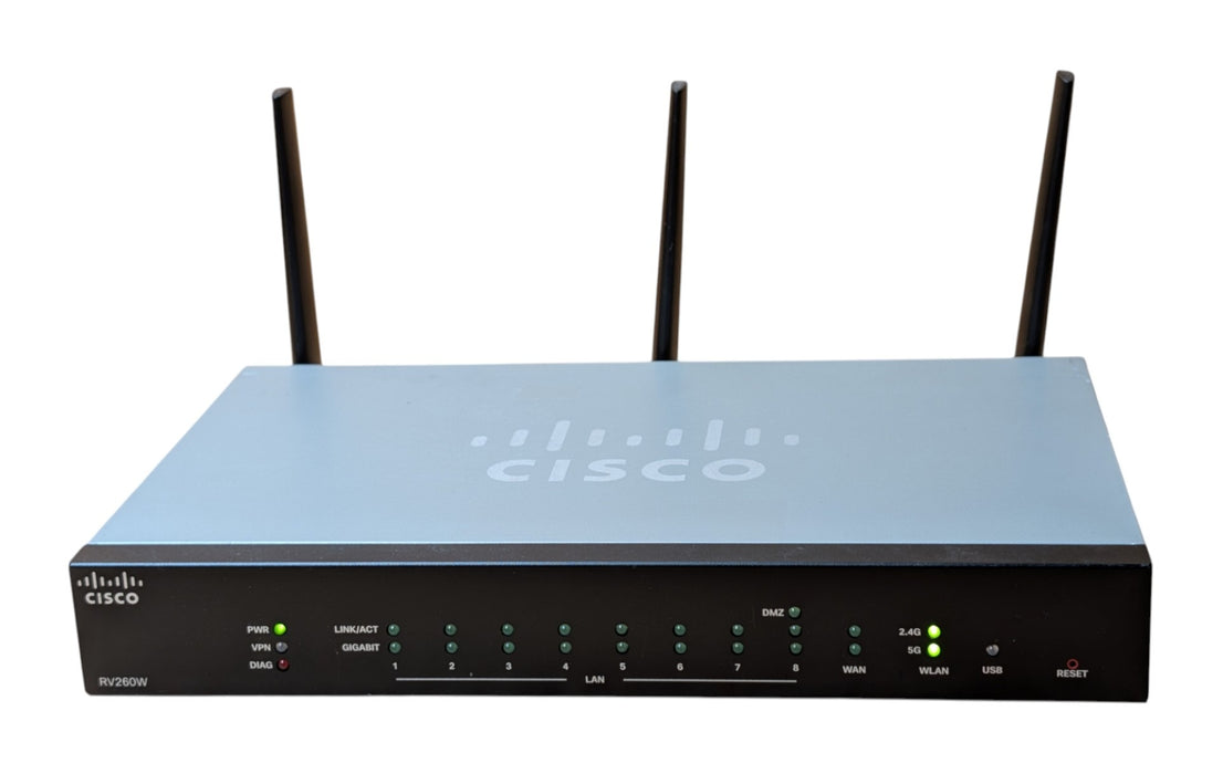 Cisco RV260W - Wireless-AC VPN Router 8-Port Gigabit LAN SFP WAN