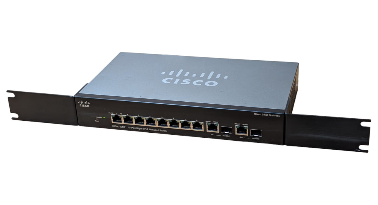 Cisco SG300-10MP - 10-Port Gigabit PoE Managed Switch