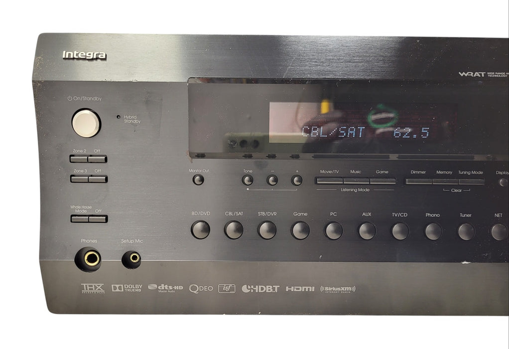 Integra DTR-50.6 - 7.2 Channel Network A/V Receiver THX Select2 Plus 4K HDMI