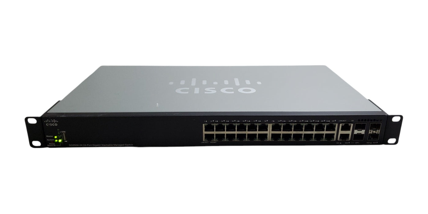 Cisco SG350X-24 - 24-Port Gigabit Stackable Managed Switch
