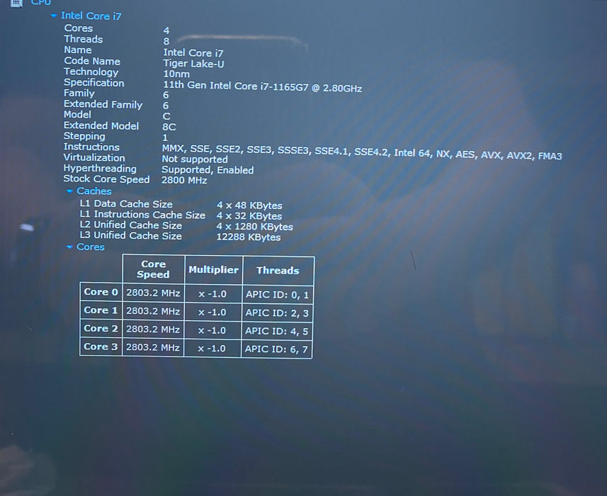Acer Spin 3 SP313-51N "2K" TOUCH Intel Core i7-1165G7 2.80GHz 16GB RAM 256GB SSD