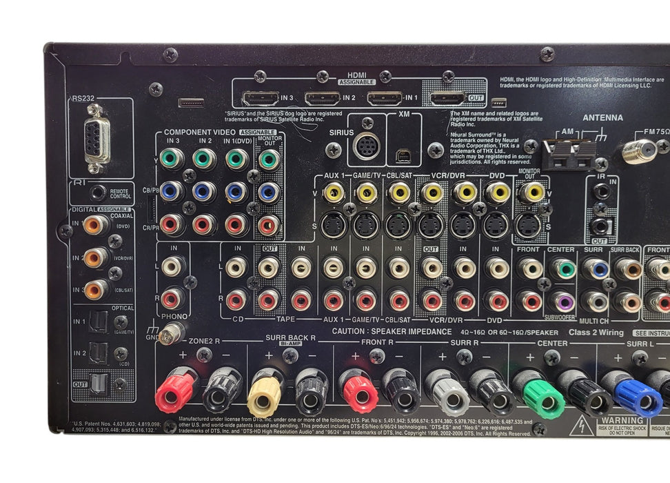Onkyo TX-SR805 - 7.1 Channel THX Ultra2 Home Theater AV Receiver