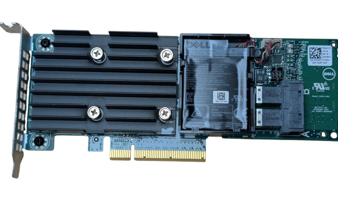 Dell PERC H740P Dell PERC H740P 12Gb/s 8GB Cache PCIe SAS/SATA RAID Controller