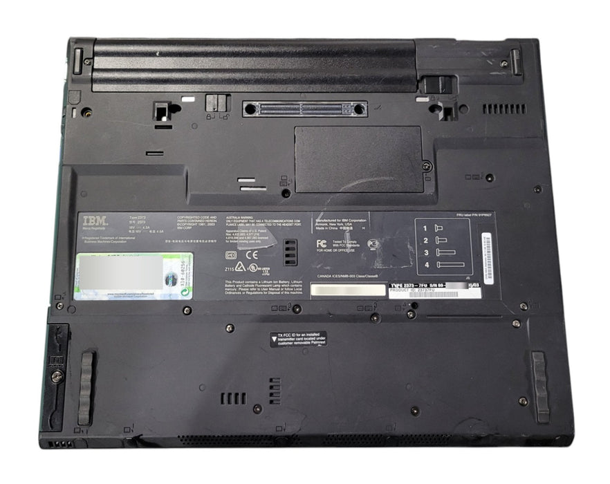 IBM ThinkPad T41 2373-7FU - Intel Pentium M 1.60GHz 512MB RAM No HDD Radeon 7500
