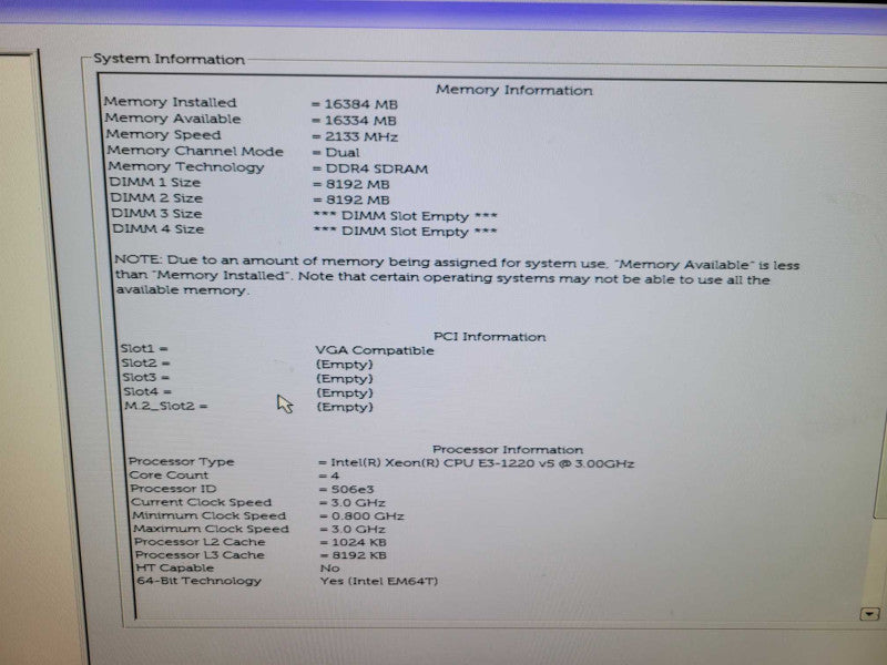 Dell Precision T3620 - Xeon E3-1220 v5 | 16BGB RAM | NO HDD | QUADRO P600 2GB %