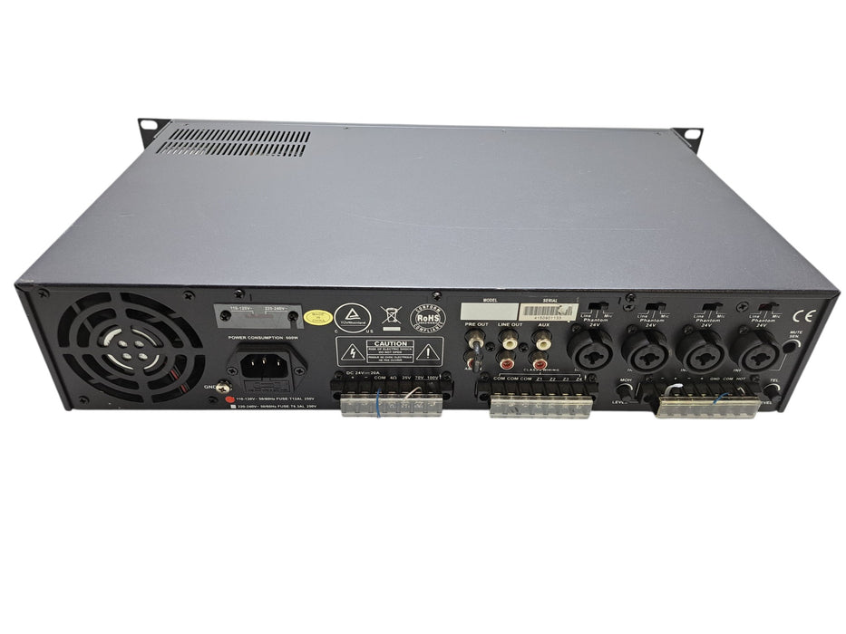 FACTOR X-7240-4 Four Zone Commercial Mixer Amplifier 70V/100V