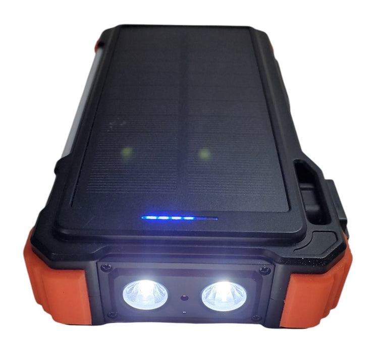 BLAVOR PN-W30 - 20000mAh Solar Power Bank Qi Wireless Charger Built-in Cables