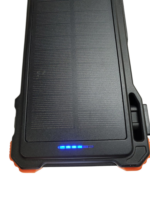 BLAVOR PN-W30 - 20000mAh Solar Power Bank Qi Wireless Charger Built-in Cables