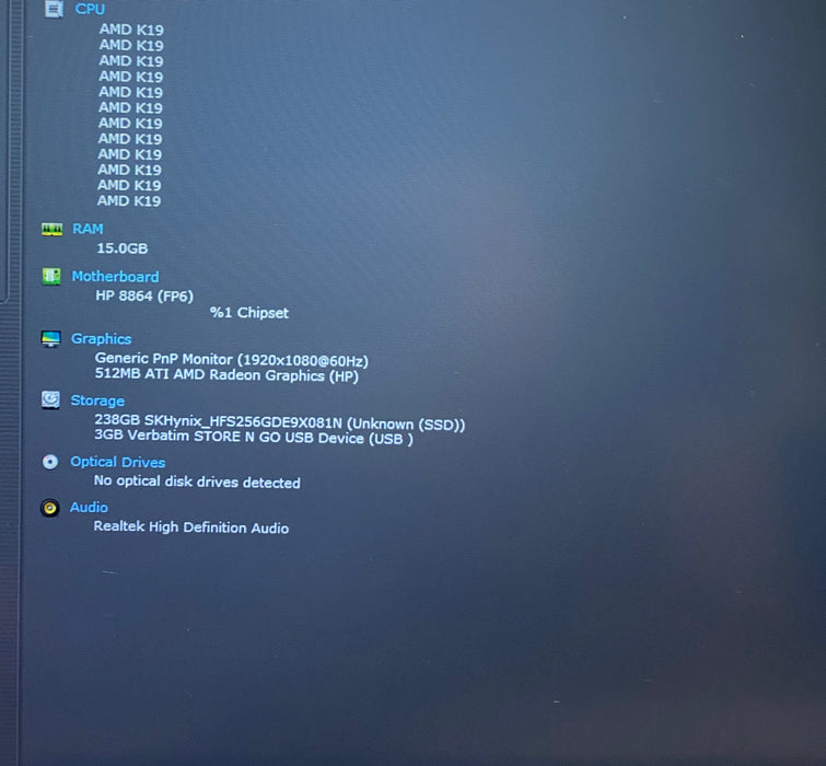 HP ProBook 455 G8 AMD Ryzen 5 5600U 2.30GHz 16GB RAM 256GB SSD