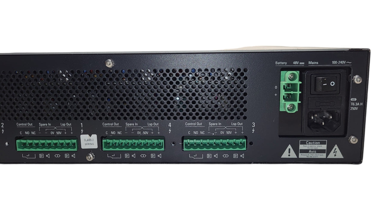 Bosch LBB 4424/10 Praesideo Power Amplifier 4x 125W