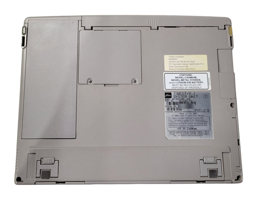 Toshiba Tecra 730CDT - Pentium 144MB RAM 2.1GB HDD CD-ROM