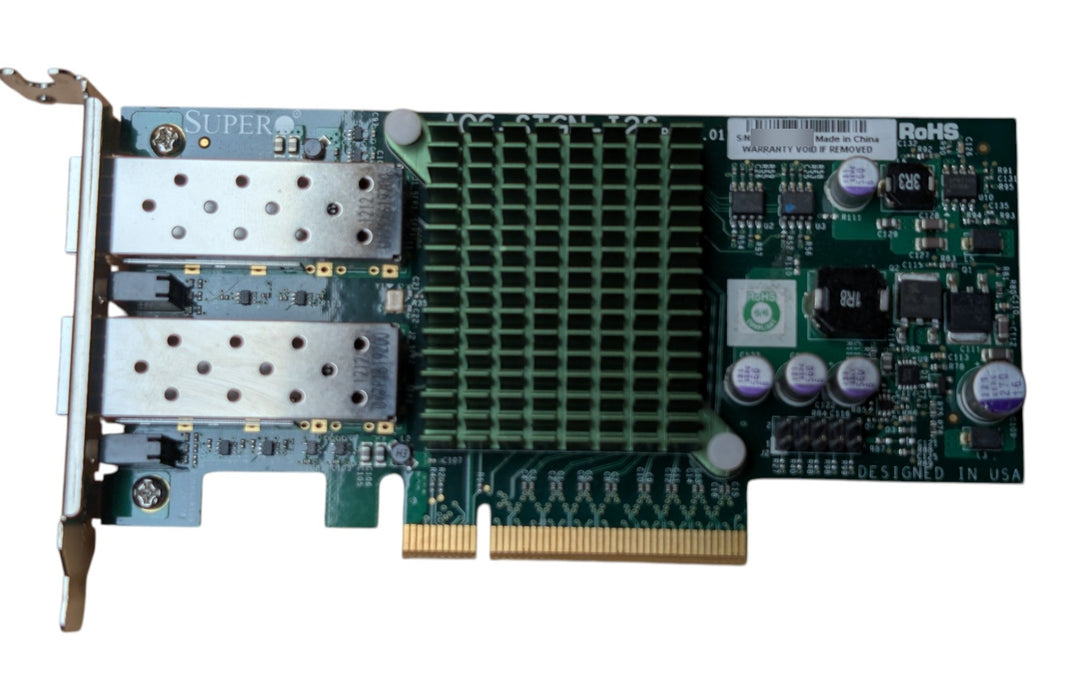 Supermicro AOC-STGN-I2S - Dual-Port 10GbE SFP+ PCI-e Network Adapter