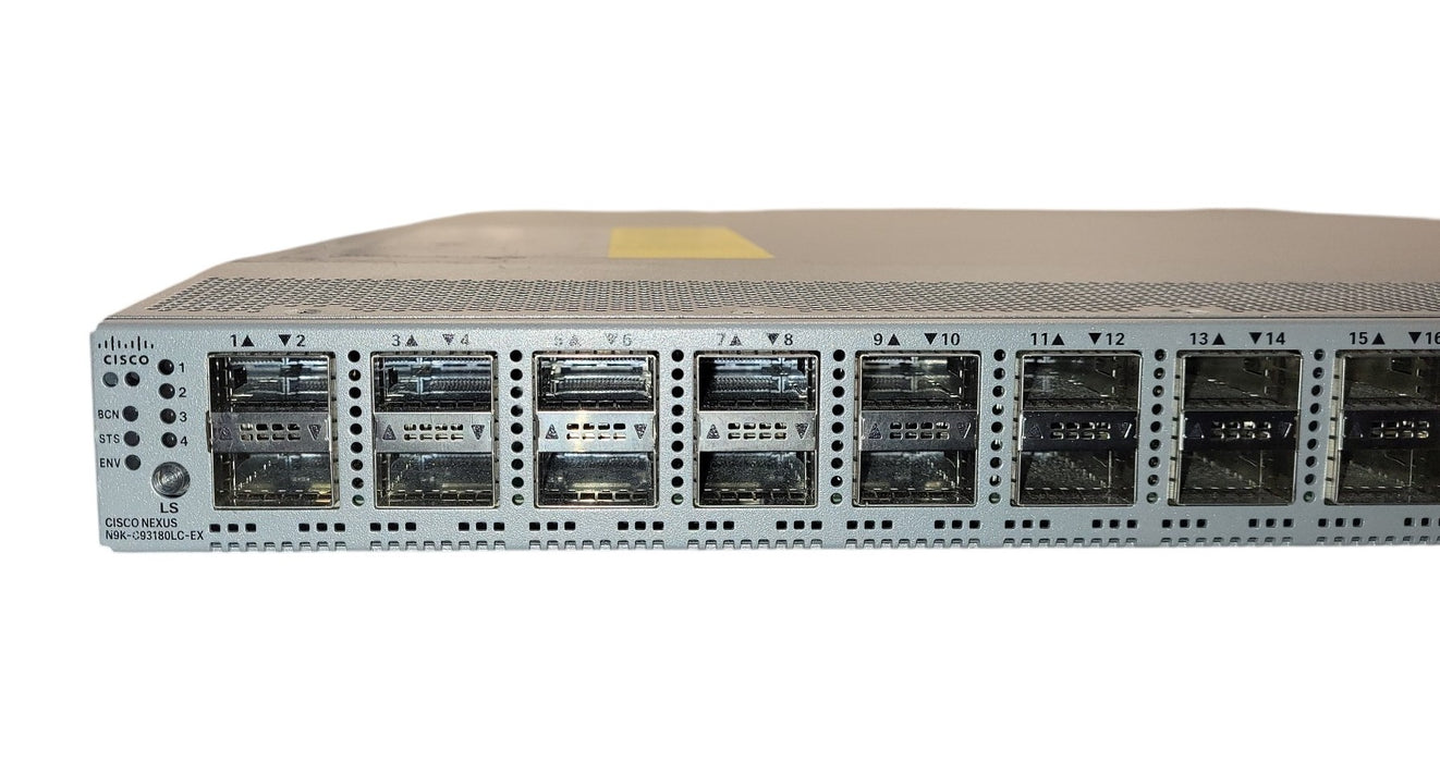Cisco Nexus N9K-C93180LC-EX - 32-Port 40/100G Managed Switch 2x 500W PSU