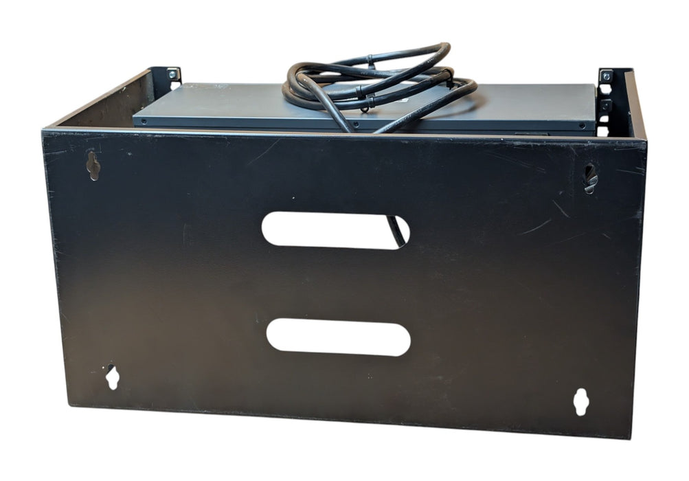 6U Rack with HP ProCurve 1810G-24 J9450A Switch & CyberPower CPS-1215RMS PDU