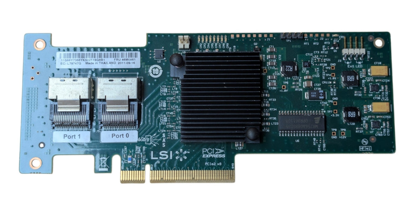 LSI SAS9220-8i - 6Gbps SAS PCIe Controller