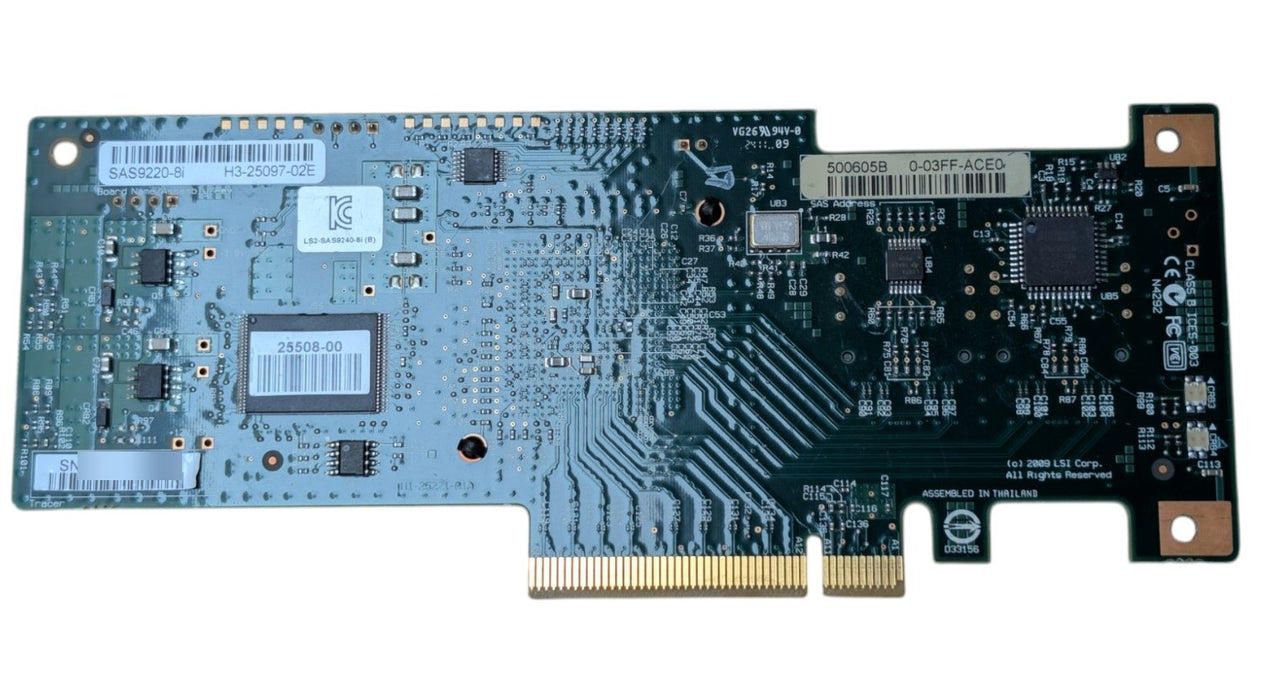 LSI SAS9220-8i - 6Gbps SAS PCIe Controller