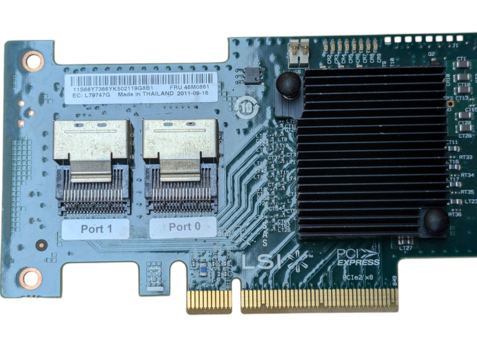 LSI SAS9220-8i - 6Gbps SAS PCIe Controller