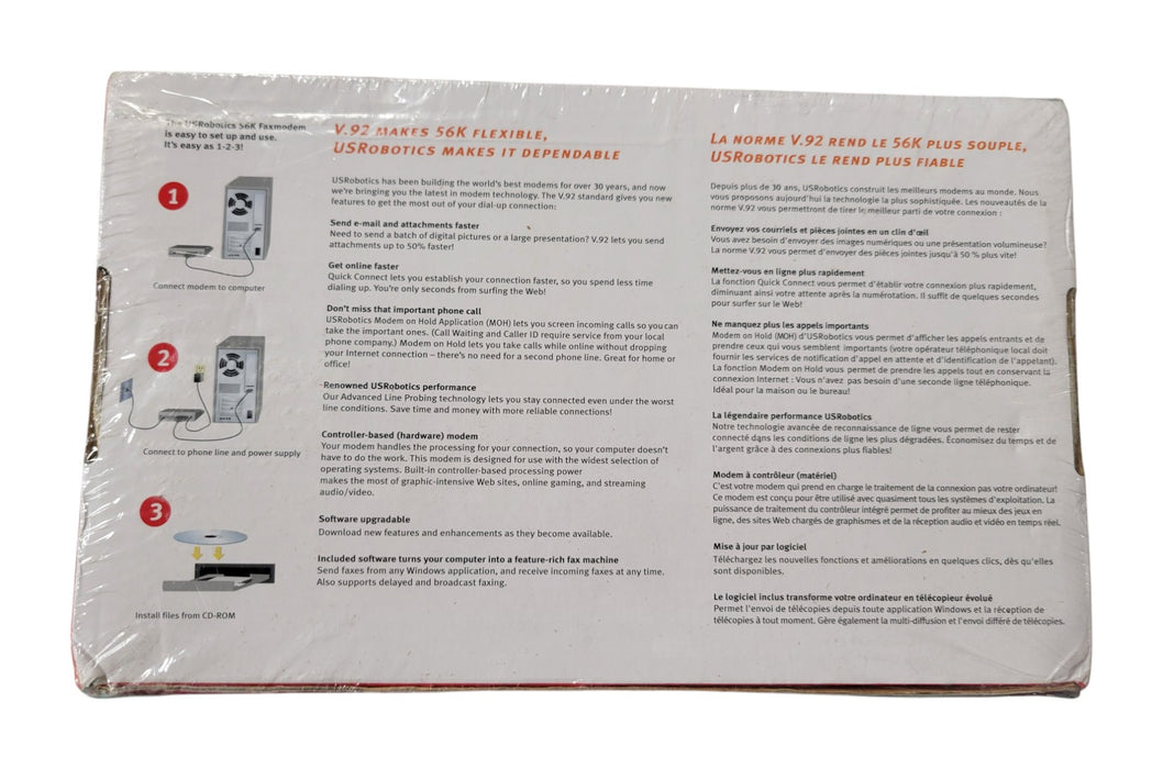 USRobotics 56K Faxmodem 5686G - V.92 ITU Controller-Based Modem