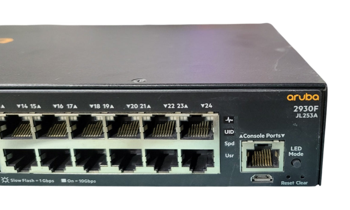 Aruba 2930F JL253A - 24-Port Gigabit Ethernet Switch 4x 1G SFP