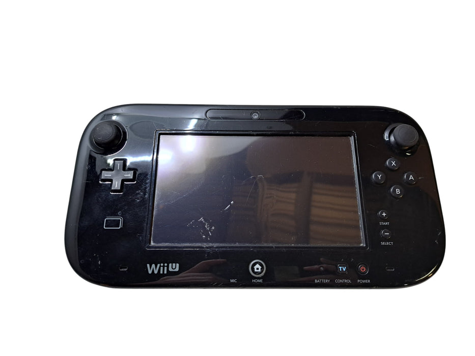 Nintendo Wii U GamePad WUP-010(USA) - Black Controller (READ)