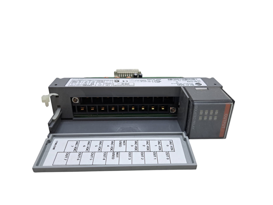 Allen-Bradley SLC 500 1746-OX8 Ser A 8-Point Relay Output Module