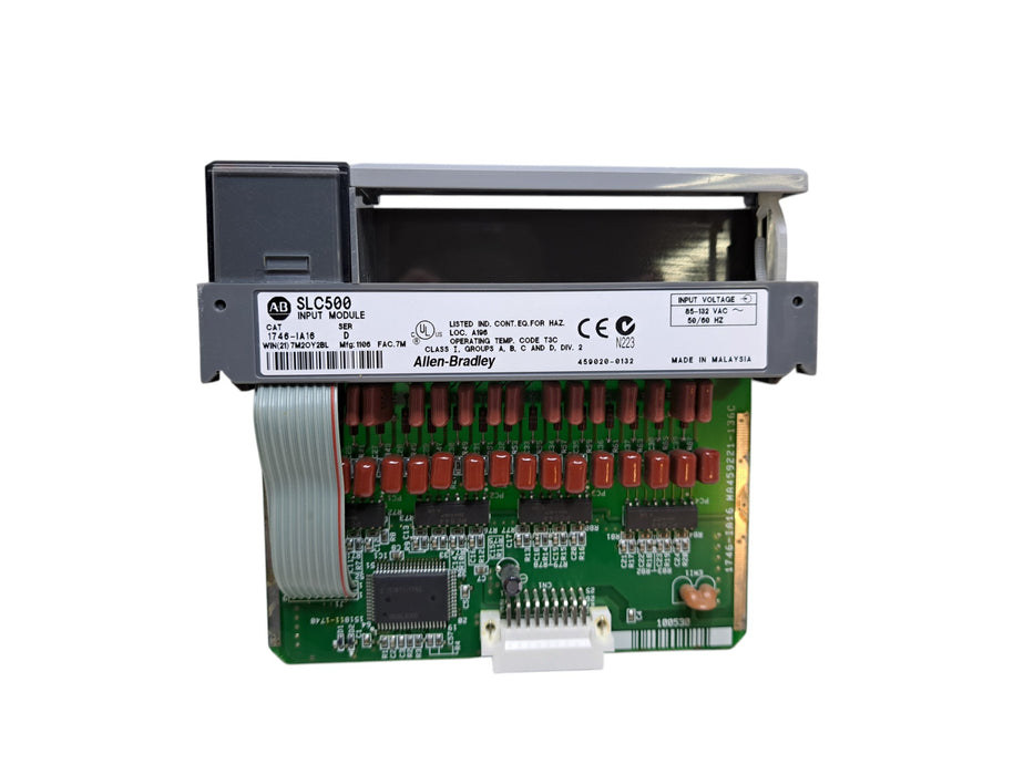 Allen-Bradley SLC 500 1746-IA16 Ser D - 16-Point 120V AC Input Module