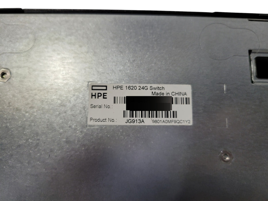 HPE OfficeConnect 1620 24G Switch JG913A - 24-Port Gigabit Managed Switch