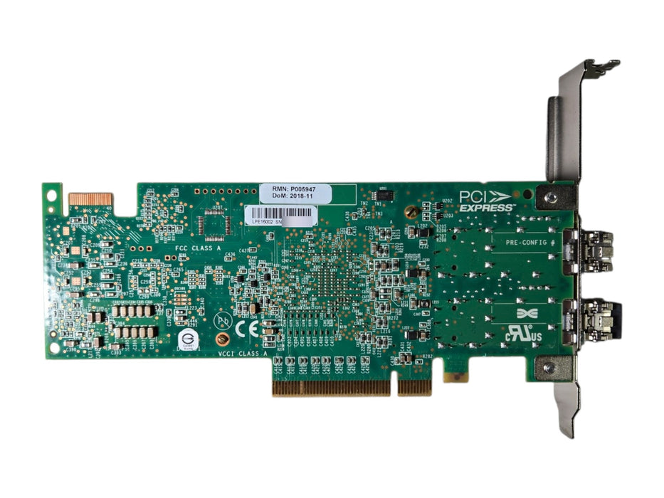 Emulex LPe16002 Dual Port 16Gb Fibre Channel Host Bus Adapter HBA
