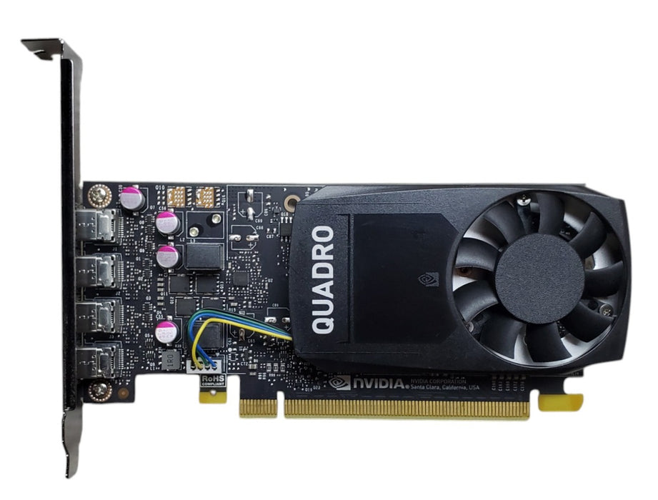 NVIDIA Quadro P1000 4GB GDDR5 Graphics Card | 4x Mini DP