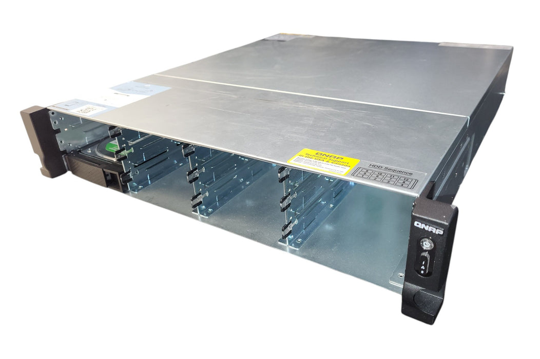 QNAP TS-1273U-RP 12-Bay 2U NAS - AMD RX-421ND 8GB RAM 2x PSU 10GbE w/ 2TB HDD
