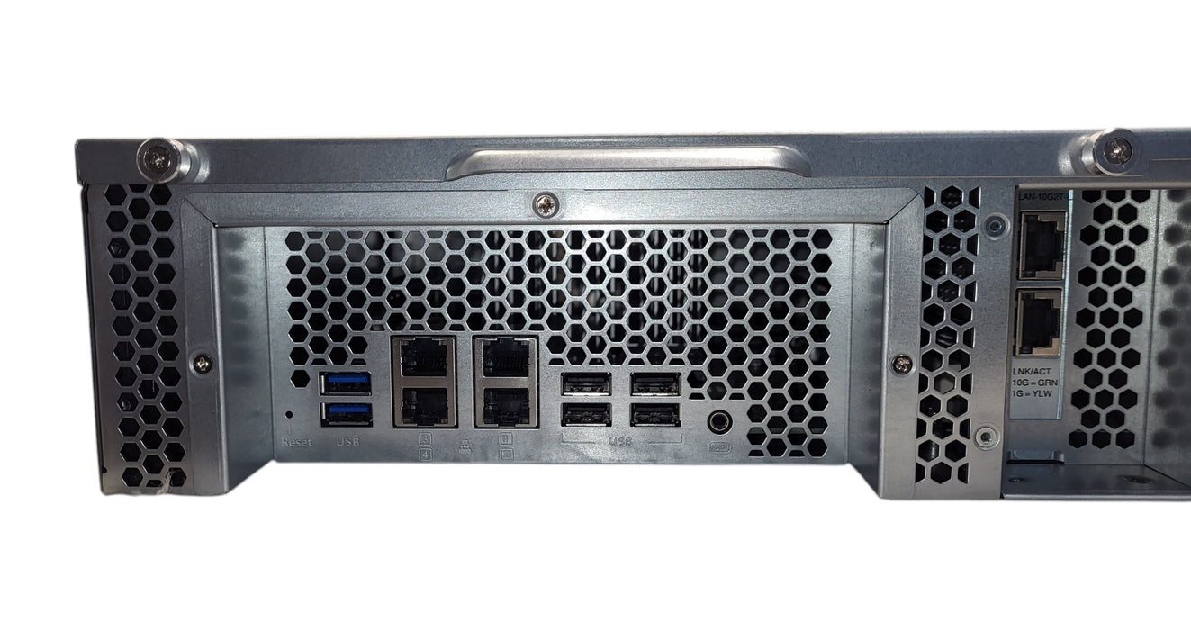 QNAP TS-1273U-RP 12-Bay 2U NAS - AMD RX-421ND 8GB RAM 2x PSU 10GbE w/ 2TB HDD