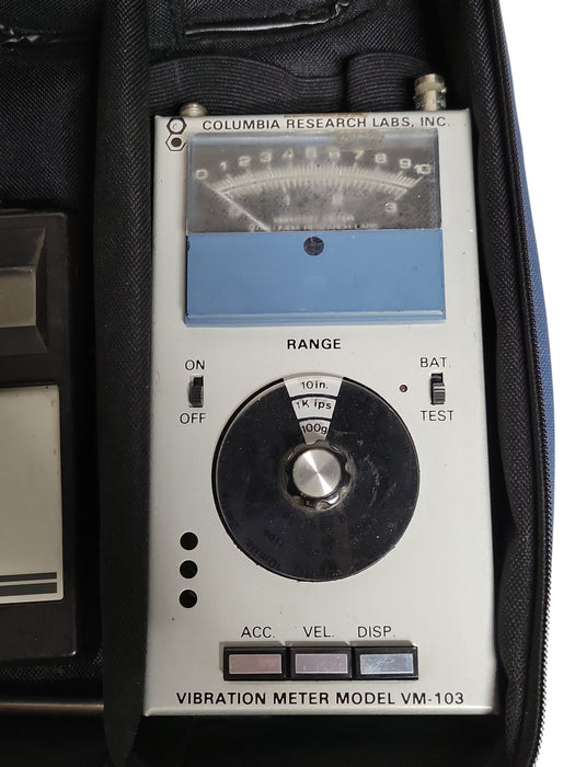 Columbia VM-103 Vibration Meter & IRD Mechanalysis 808 troubleshooter (READ)