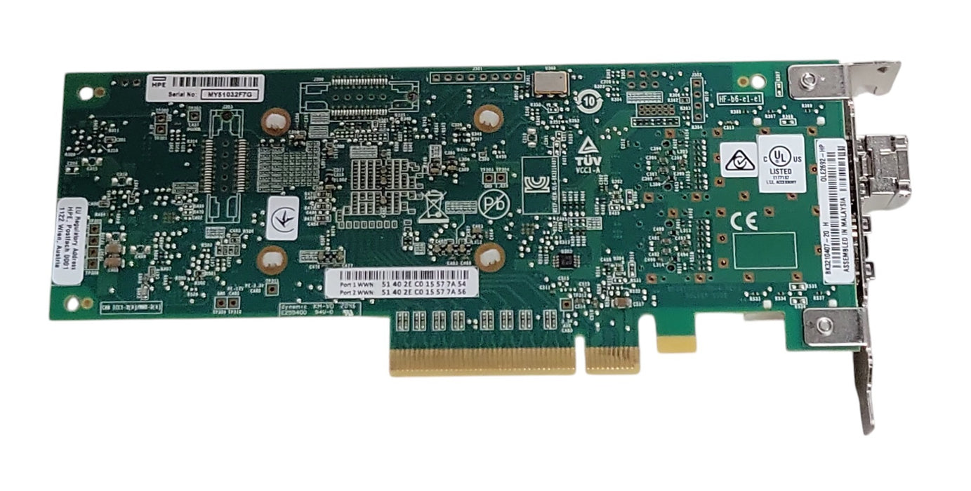HPE SN1100Q 16Gb 2-Port Fibre Channel HBA - PCIe 3.0 x8 P9D94A