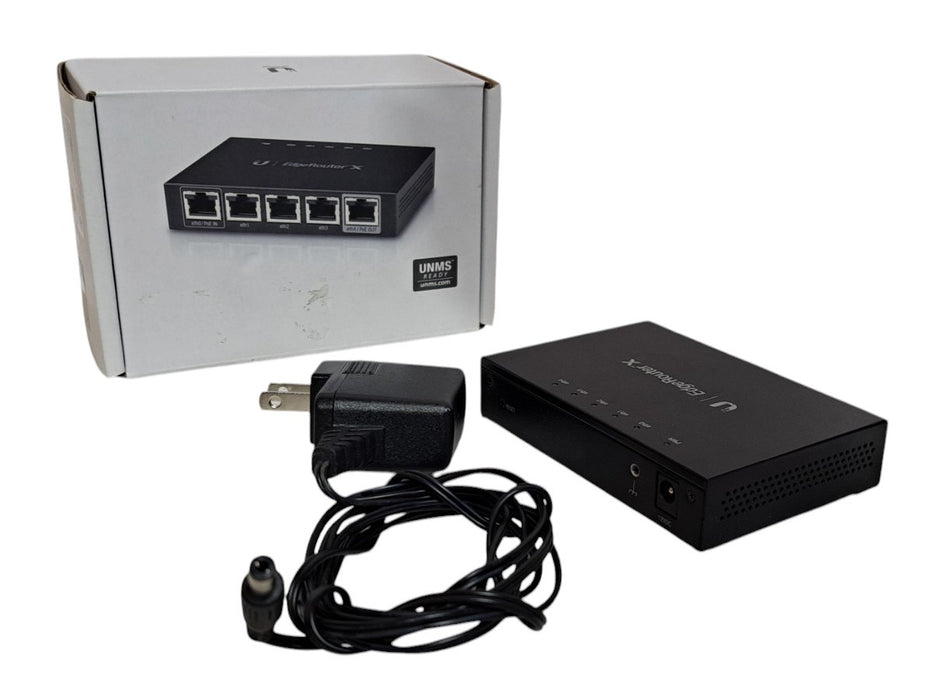 Ubiquiti EdgeRouter X ER-X - 5-Port Gigabit Router with PoE Passthrough