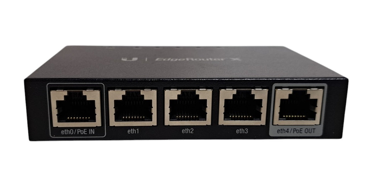 Ubiquiti EdgeRouter X ER-X - 5-Port Gigabit Router with PoE Passthrough