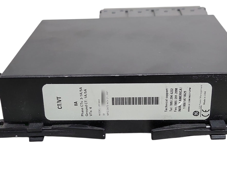 GE UR 8AH - CT/VT 8A Module 3-1A/5A Ground CT 1A/5A VTs 4 (READ)