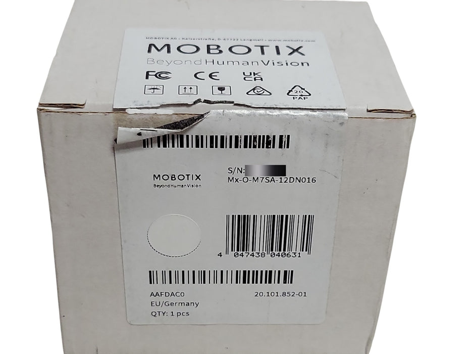 Mobotix Mx-O-M7SA-12DN016 12MP Hemispheric Day & Night Sensor Module