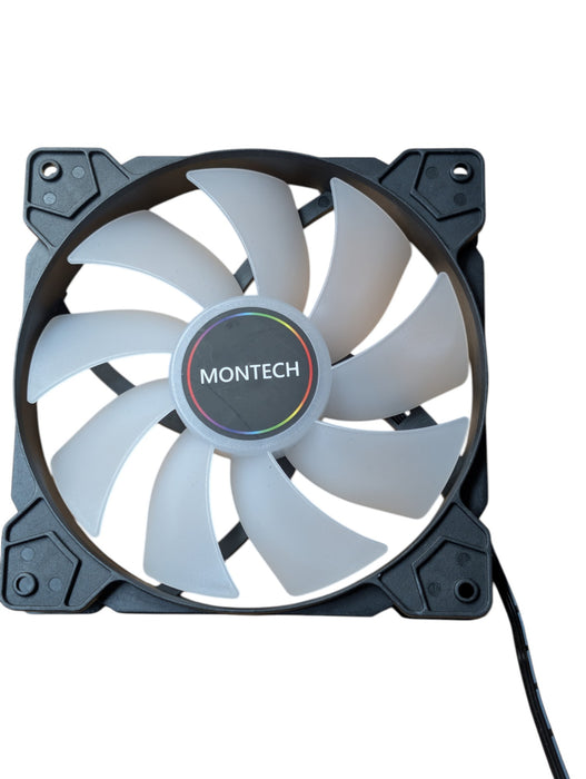 Lot of 30x Montech Daisy Chain RGB Case Fans READ