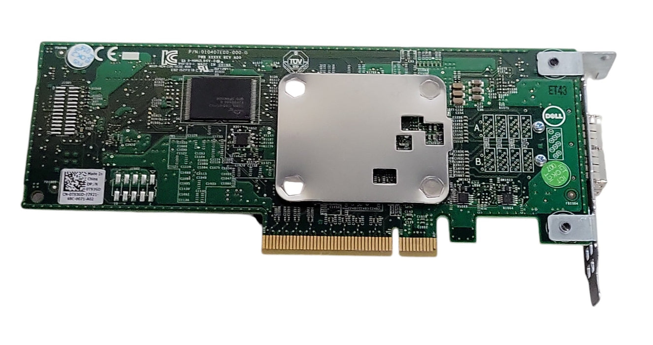 Dell 0T93GD 12Gbps Dual Port SAS HBA PCIe Host Bus Adapter, LP bracket