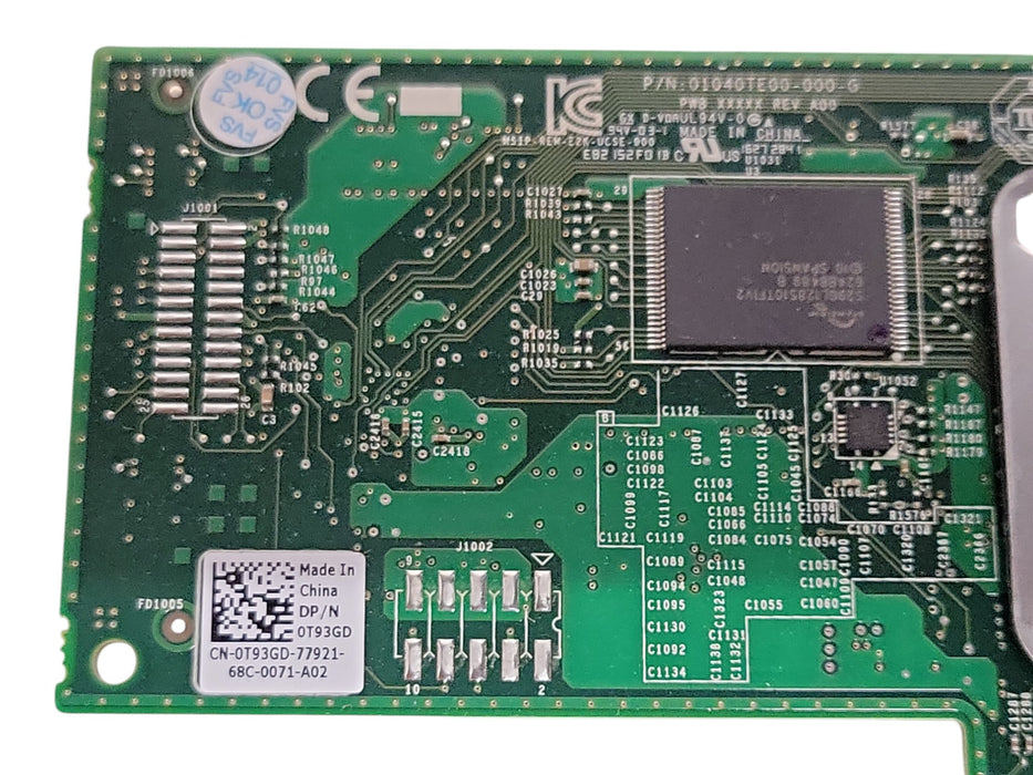 Dell 0T93GD 12Gbps Dual Port SAS HBA PCIe Host Bus Adapter, LP bracket