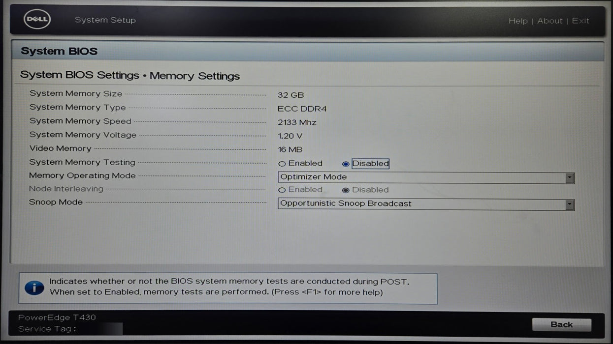Dell PowerEdge T430 - Xeon E5-2620 v4 2.1GHz 32GB DDR4 No HDD Single PSU
