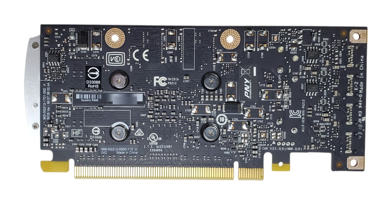NVIDIA Quadro P400 2GB GDDR5 Graphics Card - No Bracket