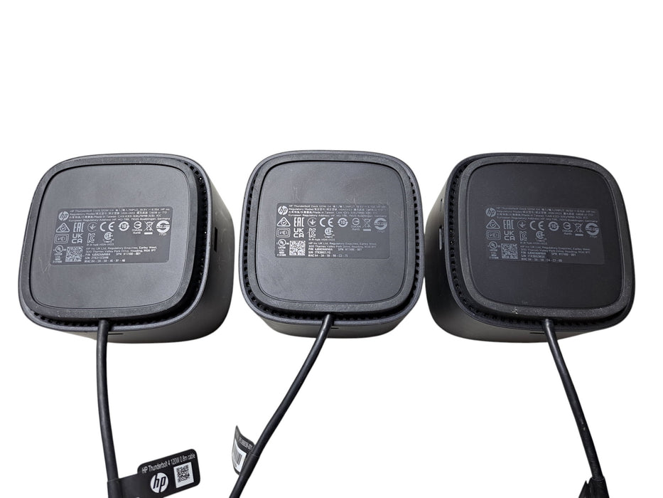 Lot of 3x HP Thunderbolt Dock 120W G4 HSN-IX03 Docking Station (Docks ONLY)