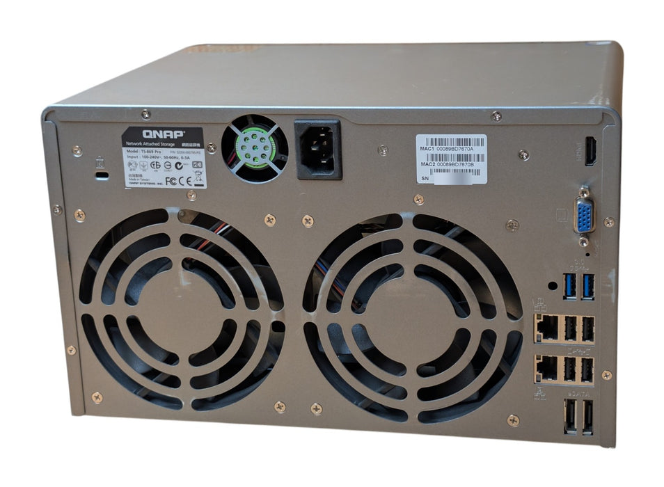 QNAP TS-869 Pro - 8-Bay Desktop NAS Storage Enclosure (READ)