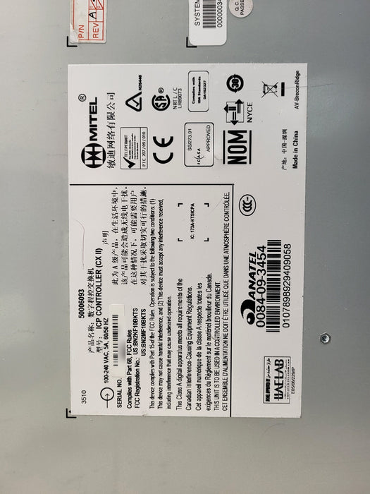 Mitel 3300 CX II Controller - ICP Controller 50006093