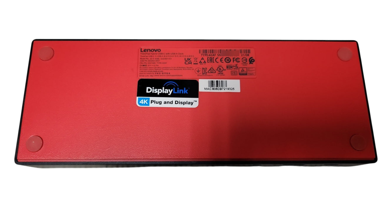 Lenovo ThinkPad Hybrid USB-C with USB-A Dock 40AF DUD9011D1