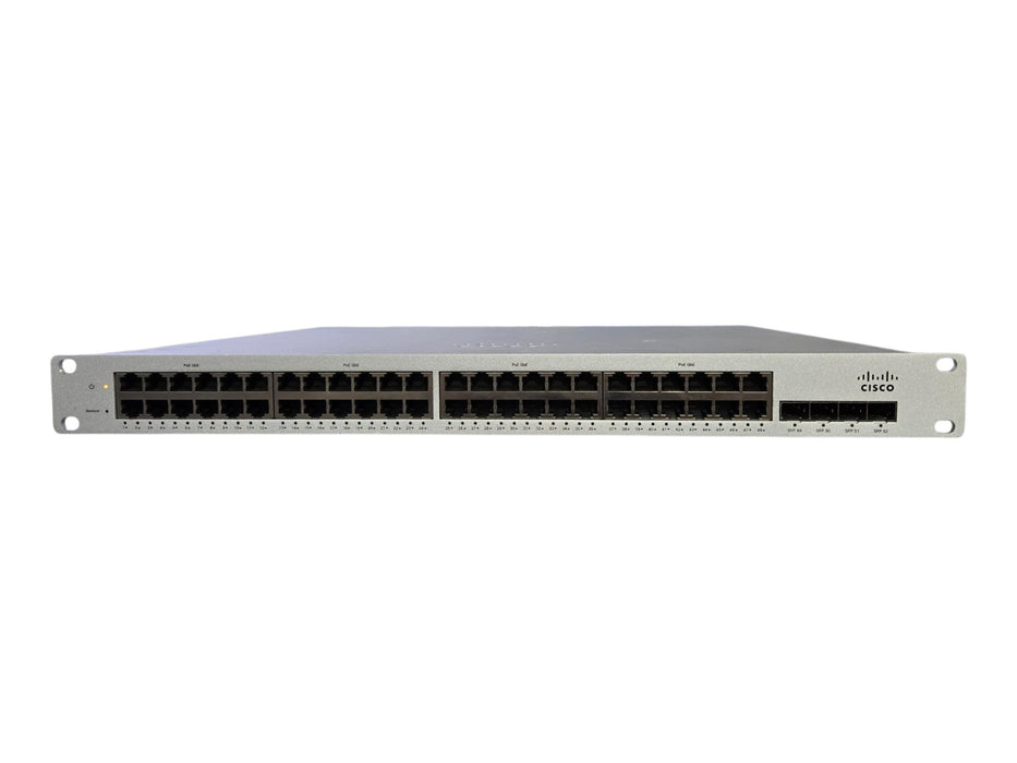 Cisco Meraki MS220-48FP - 48-Port PoE+ Gigabit Managed Switch 4x SFP, Unclaimed