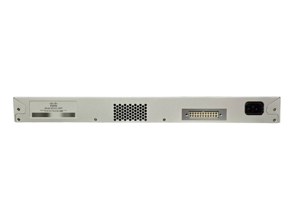 Cisco Meraki MS220-48FP - 48-Port PoE+ Gigabit Managed Switch 4x SFP, Unclaimed