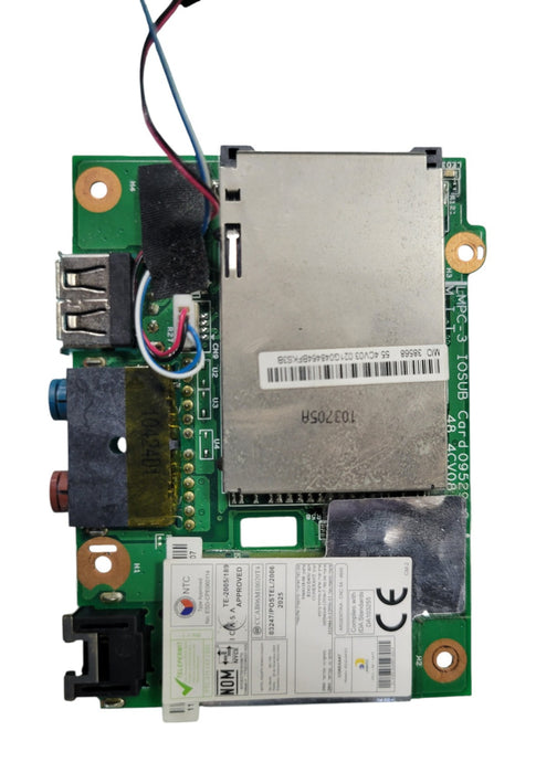 Lenovo X201 - Mitac LMPC-3 IOSUB Card 09529 48.4CV08.021 Laptop Audio USB Card